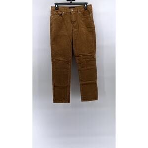 BANANA REPUBLIC Women's Tan Corduroy High-Rise Slim Pant SZ 27/4